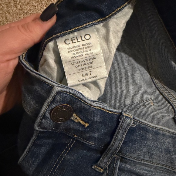 Cello Distressed Skinny Jeans - Picture 2 of 3